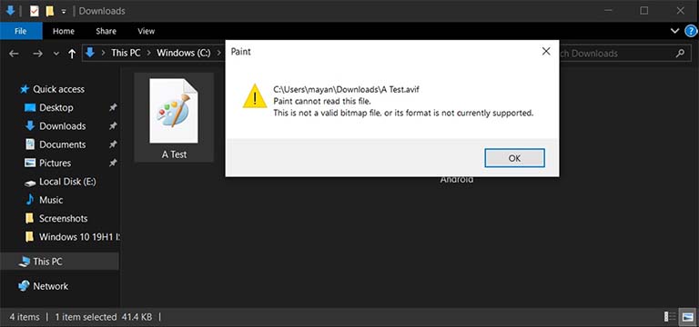 File Explorer Dan Paint Dapat Dukungan Untuk Membuka Gambar AVIF Di Windows 10