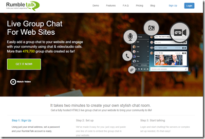 Web Tools 網具 Rumbletalk 網頁嵌入即時聊天模組