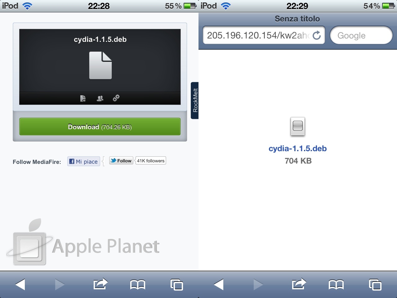 Guida: installare Cydia 1.1.5 senza rieffettuare il jailbreak | Apple ...