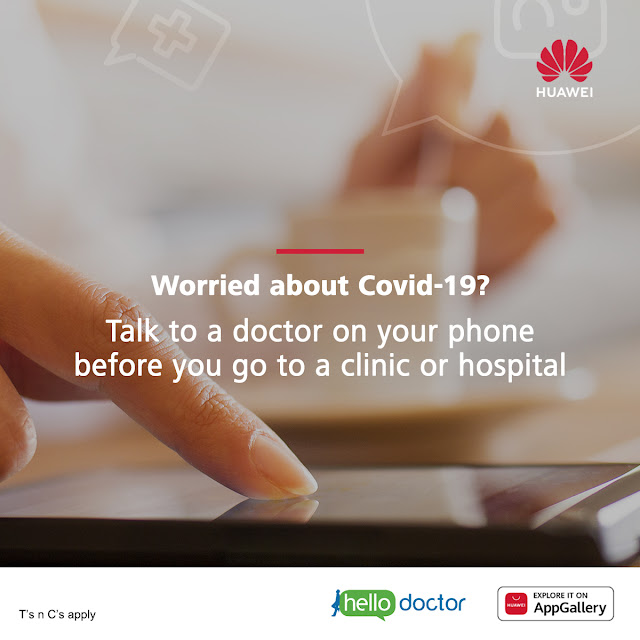 #HuaweiAppGallery Hello Doctor App - 1 Month Free Access @HuaweiZA Smartphones
