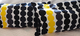 Marimekko, räsymatto, koristetyyny