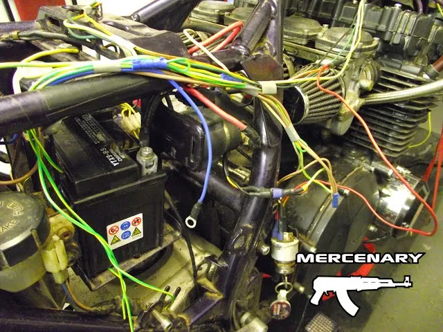 Mercenary Garage - GPZ Wiring