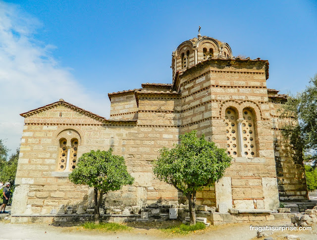 Igreja dos Santos Apóstolos (Agios Apostoli Skolakis), na  Ágora Antiga de Atenas