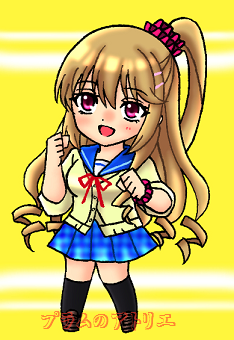 プラムのアトリエ ストライク ザ ブラッド 藍羽 浅葱 制服ver 夏服 ミニキャラ ちびキャラ イラスト プラムのアトリエ ストライク ザ ブラッド 藍羽 浅葱 制服ver 夏服 ミニキャラ ちびキャラ イラスト
