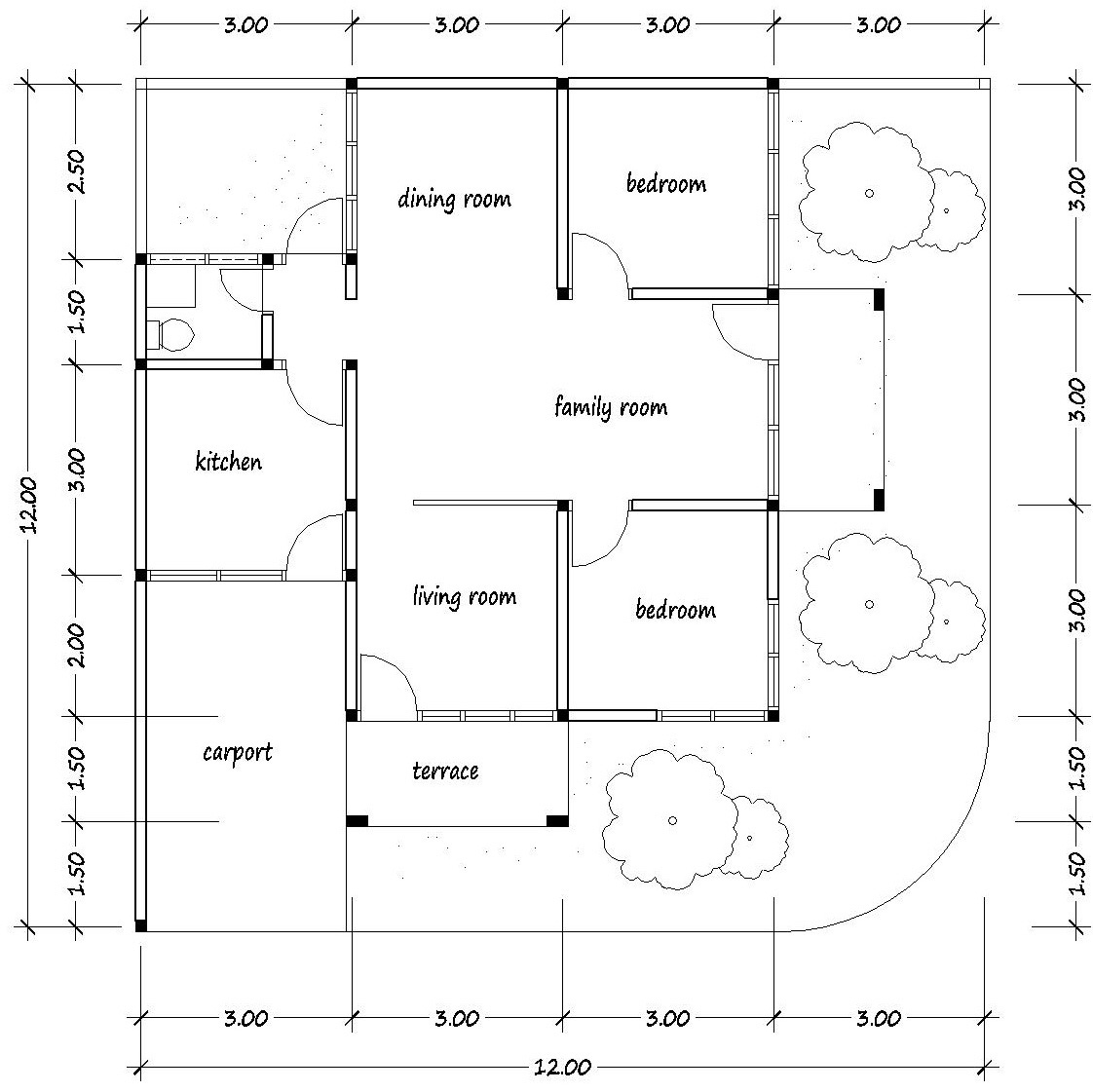 66 Desain Rumah Minimalis Ukuran 12x12  Desain Rumah 