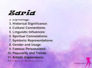 meaning of the name "Zaria"