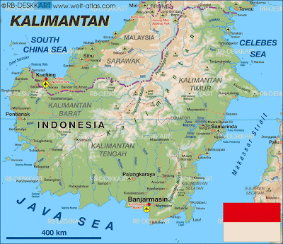 Kalimantan Map