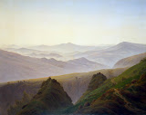 Morning in the Mountains by Caspar David Friedrich - Landscape Paintings from Hermitage Museum