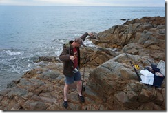 Sunset at Round Hill Head - Donald the fisherman