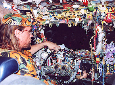 Inside Duke Art Car by Rick McKinney