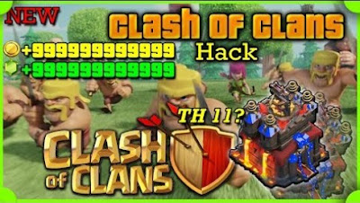Clash of Clans v8.709.2 Mod Hack APK (Unlimited All) Update Terbaru Tahun 2017