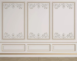 Wall Moulding Dengan Detail Klasik