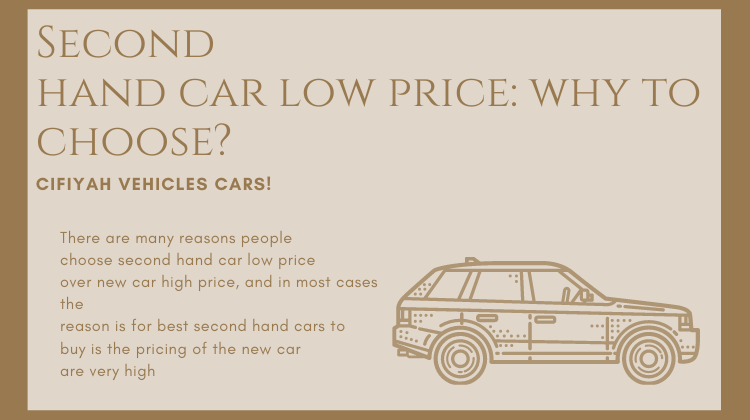 second hand car low price-cifiyah.com