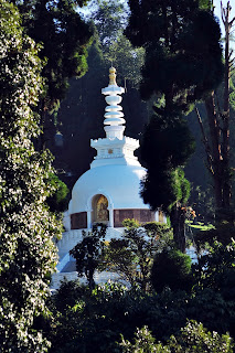 Peace Pagoda as seen from distance