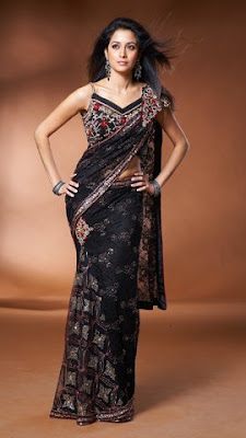 indian sari art