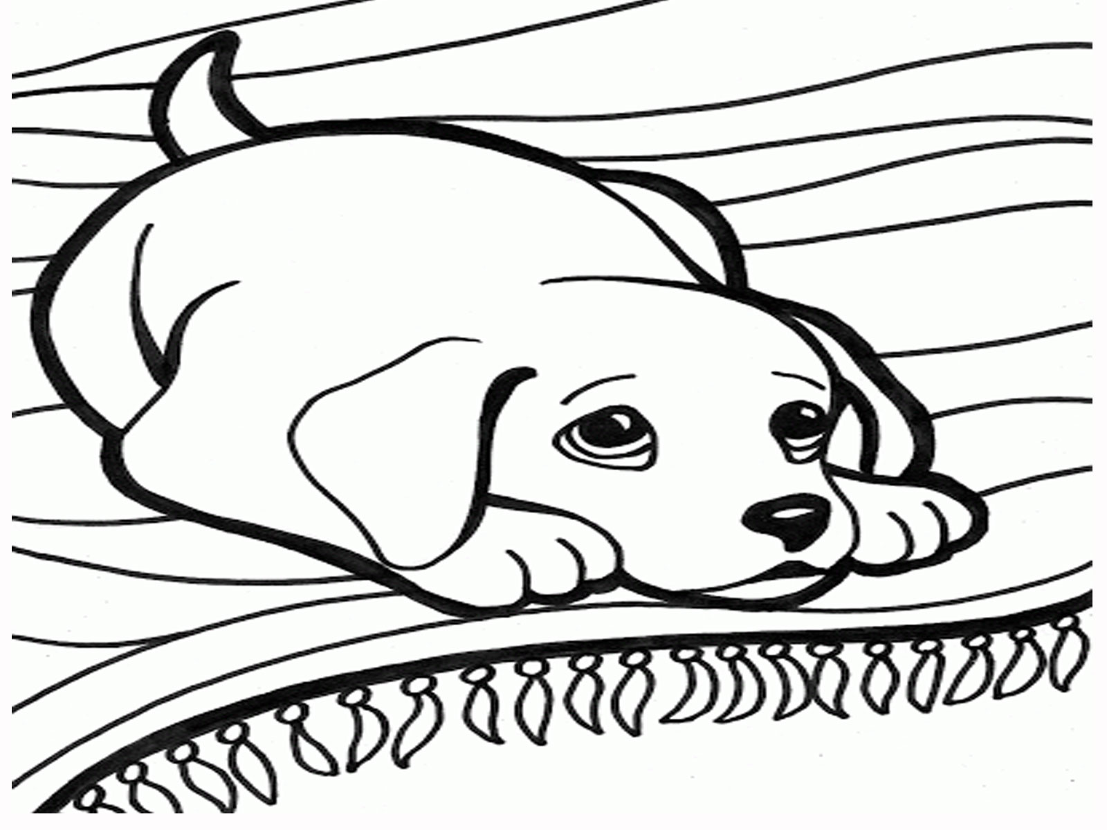 Dogs Coloring Pages 2