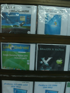 Software CDs in downtown yangon