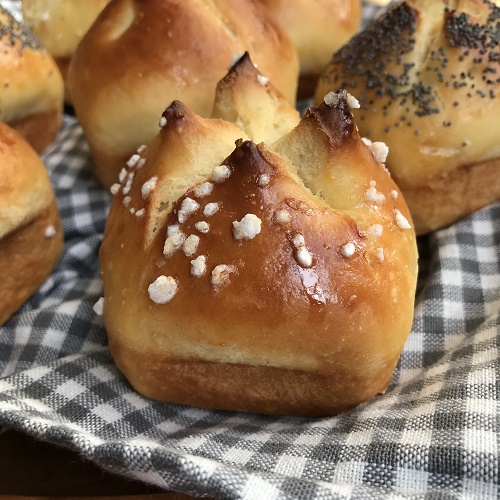 Milchbubis~ Übernacht-Milchbrötchen aus der Brownieform