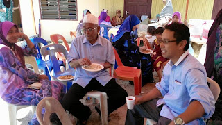 Menghadiri jamuan aidilfitri bersama masyarakat di Pekan Baru|adun kuala besut