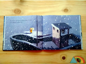 Interior del libro La ballena en invierno de Benji Davies