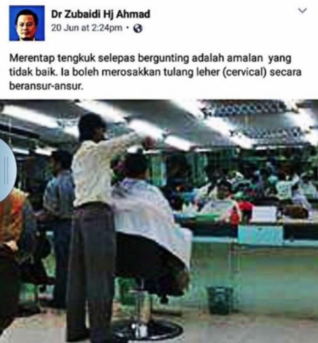 Nasihat Buat Anda Yang Suka Gunting Rambut Di Kedai Mamak