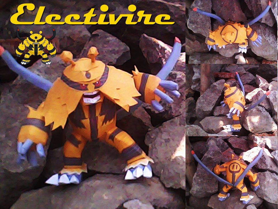 Pokemon Electivire Papercraft