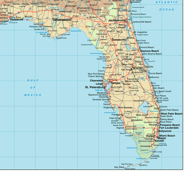 Photo Home Site: Florida Map