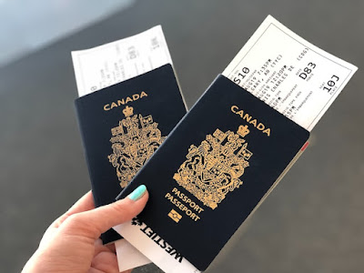 Canada Passport in hand