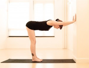 Wall Plank Pose For Lower Back Pain