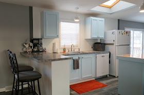 kitchen after DIY makeover