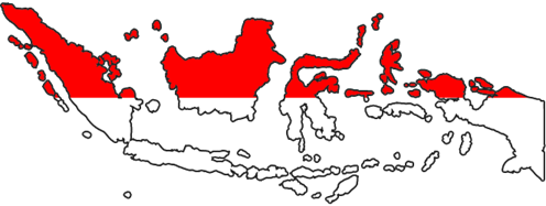 Flag-map-of-indonesia