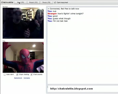 spiderman chat, chatroulette, spiderman