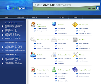 darmowy hosting, panel administracyjny, php myAdmin, mySQL
