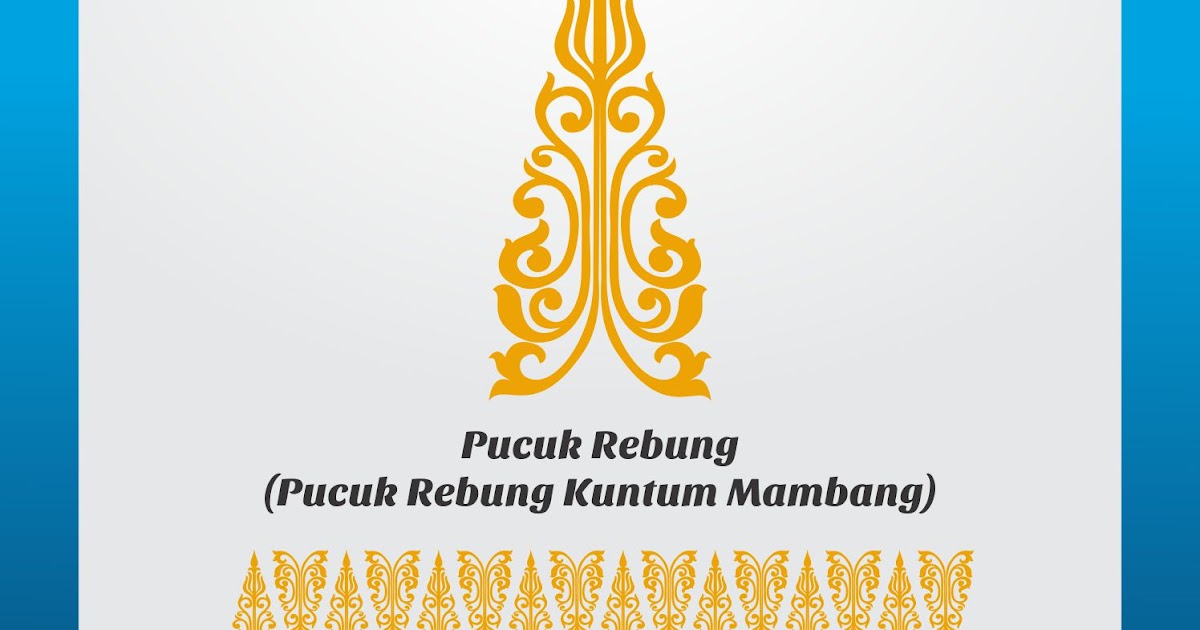 Free Download Vector  Motif  Ukiran  Melayu Pucuk Rebung 