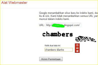 cara daftar blog ke Google webmaster tools