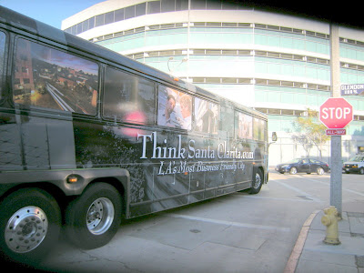 Santa Clarita Bus in Westwood Village