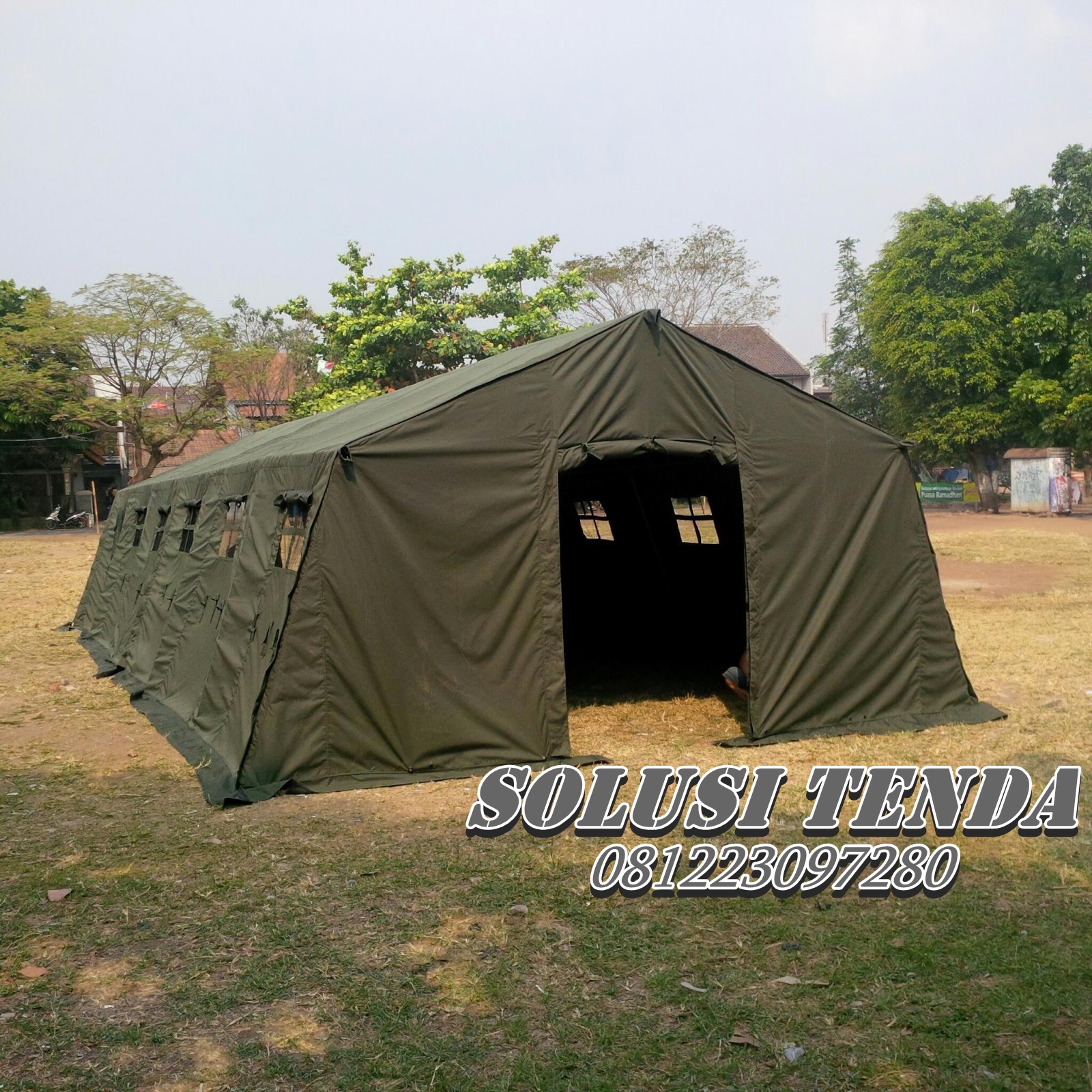  TENDA  MILITER TNI SERBA GUNA MURAH BANDUNG SOLUSI TENDA 