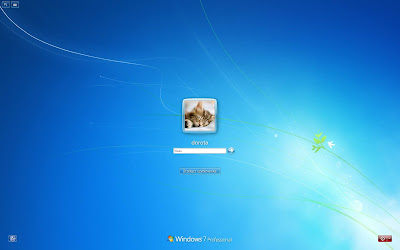 Windows 7 login screenshot