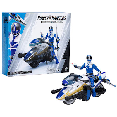 Power Rangers Lightning Collection Time Force Blue Ranger & Vector Cycle Set Official Images