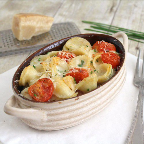 Pasta with Mascarpone and Roasted Cherry Tomatoes