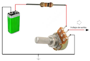 Como conectar un potenciometro para variar voltaje
