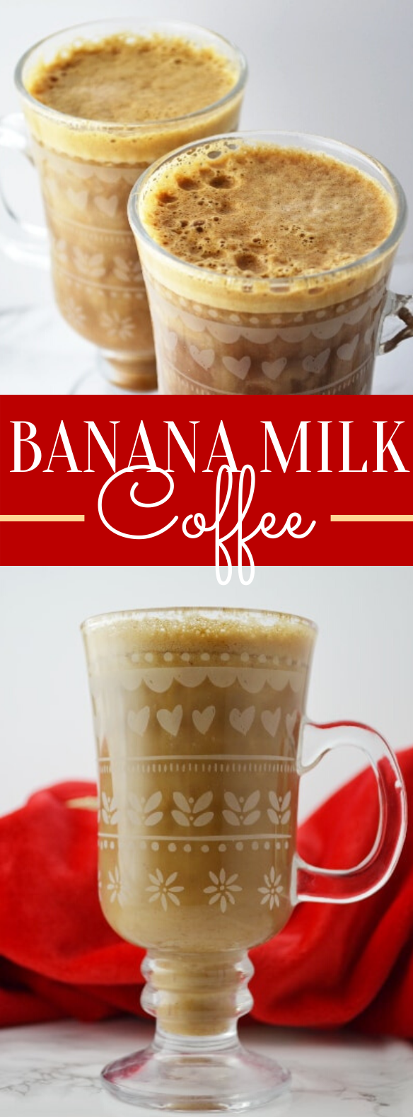 Banana Milk Coffee #drinks #morningdrink