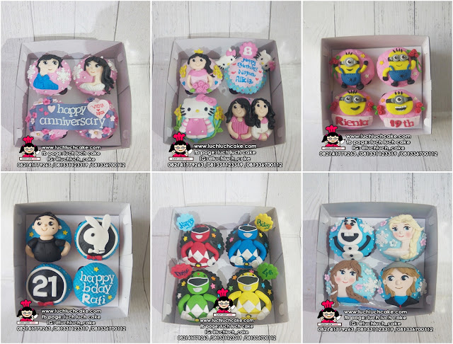 cupcake fondant 2d