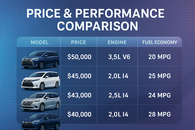 アルファードに似た車の価格・性能比較表
