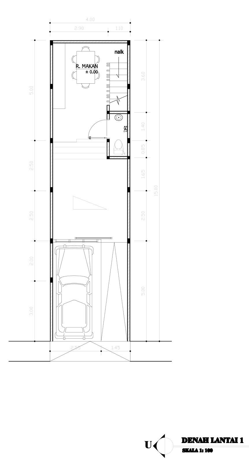 Arsitek IMAjinasi RUmah Studio RUMAH 4 X 15