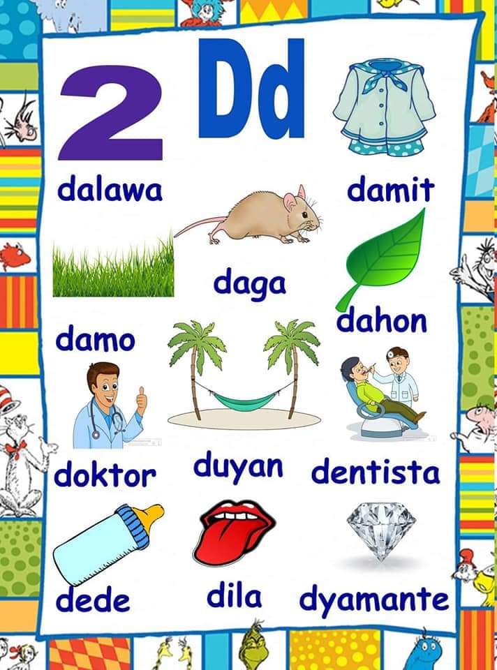 picture reading chart english and filipino the teacher s craft