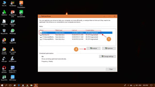 Merawat komputer dengan disk defrag di windows 10-optimasi dengan disk defrag