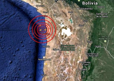 TERREMOTO 6,0 GRADOS SACUDE CHILE