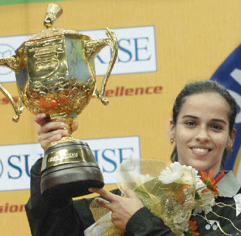 <br />Saina Nehwal wins Indonesian open