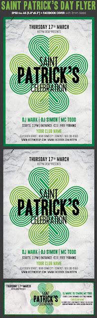  Saint Patrick's Day Flyer Template